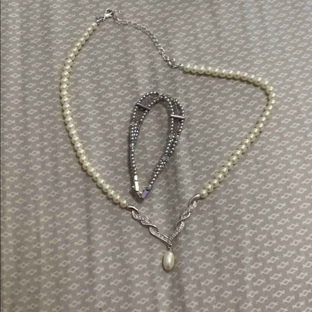 Necklace and bracelet